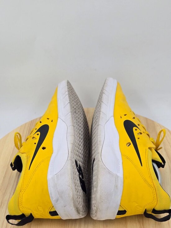 RARE Nike Nyjah Free SB Amarillo Black AA4272-700 Men\'s Skate Shoes sz 9.5